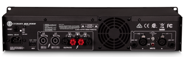 XLS2002 2CH POWER AMPLIFIER -375W @ 8 OHM, 650W @ 4 OHM, 1050W @ 2 OHM